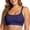 Dark Blue, variant on Bikini Tops for Women Color Block Adjustable Strap Plus Size Swimsuit Top Bathing Suit Tops