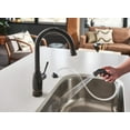 thumbnail image 2 of Noell Single-Handle Standard Kitchen Faucet with Side Sprayer in Mediterranean Bronze, 2 of 8