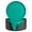 Teal Blue, variant on 6 Pack Silicone Coasters with Holder - Drinking Coasters - Cup Mat for Drinks - Live for Hot or Cold Drink Thickened, Non-Slip, Non-Stick, Deep Tray