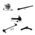 thumbnail image 1 of Transit Auto Front Left Bearing Lower Control Arm with Ball Joint Outer Inner Tie Rod & Sway Bar Link Kit (5Pc) for Car Dodge Grand Caravan Chrysler Town Country Ram C/V Volkswagen Routan K77-101519, 1 of 11