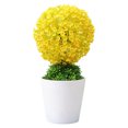 thumbnail image 2 of Mini Artificial Fake Plant – Green Milan Flower For Home & Garden DIY Decor 2 of 5