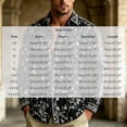 thumbnail image 3 of Yaoyar Mens Hawaiian Floral Long Sleeve Shirt Tropical Button Down Printed Aloha Shirts Wedding Beach Vacation with Pocket, 3 of 5
