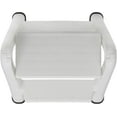 thumbnail image 4 of Rubbermaid FG420903WHT EZ Two Step Durable Folding Plastic Ladder Step Stool with Skid Resistant Foot Pads, White 2 Pack, 4 of 9