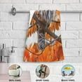 thumbnail image 4 of Dreamtimes Owl Autumn Tree Dish Towels Kitchen Towel 2 PCS, Fall Maple Hand Towels Ultra Soft and Highly Absorbent,Decorative Fingertip Face Towel for Bathroom Hotel, 28.3"x14.4", 4 of 5