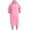 Pink, variant on Womens Cover Ups Wraps And Men Solid Color Terry Bathrobe Beach Surfing Swimming Thickened Warm Pocket Beach Hooded Cape Purple One Size