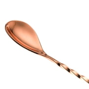 Mercer Barfly 15.75 Bar Spoon with Fork | Copper Plated