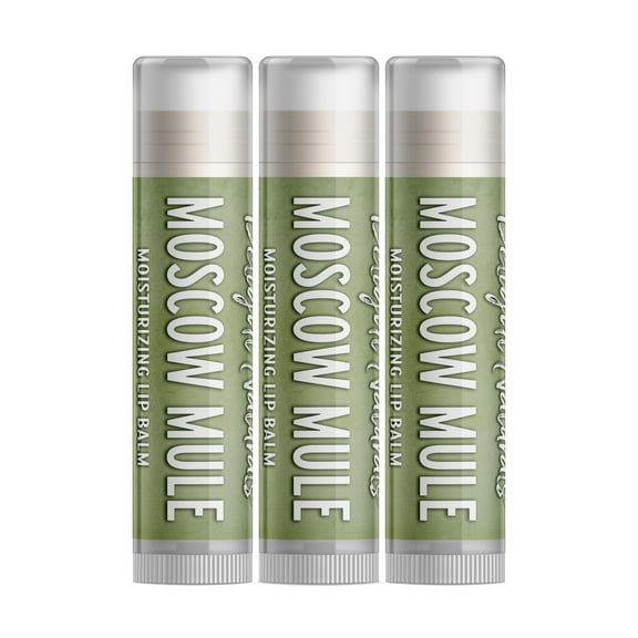 Delight Naturals Moscow Mule Cocktail Lip Balm - 3 Pack