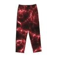 thumbnail image 4 of Xecao Red Line Women's Straight Lounge Pajama Pants: The Epitome of Relaxed Sleepwear, 4 of 9