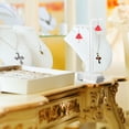 thumbnail image 2 of LEORX Jewelry Earrings Rack Acrylic Jewelry Holder Trade Show 2Pcs 5.3X3.1X0.8In, 2 of 8