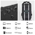 thumbnail image 2 of Travel Laptop Backpack for Men Women Laptop Backpack with USB Charging Port Water Resistant College School Computer Bag（Black）, 2 of 8