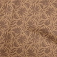 thumbnail image 1 of oneOone Georgette Viscose Brown Fabric Abstract Floral Craft Projects Decor Fabric Printed By The Yard 42 Inch Wide, 1 of 4