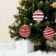 thumbnail image 5 of Bolas navideñas creativas de pintura de colores | Set de regalo de 3 piezas | Adornos de plástico rojo, dorado, blanco y rosa | Adornos colgantes para el árbol, 5 of 5