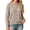 17#Light Brown, variant on Women's Long Sleeve Button Down Crew Neck Classic Sweater Knit Cardigan