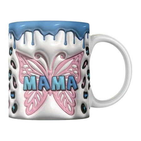 

ZUBKTE Coffee Mugs Mother s Day Gift Ceramic Coffee Mug Tea Cup Flower