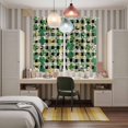 thumbnail image 6 of Curtains 63 Inch Length 2 Panels, St Patrick's Day Grommets Window Treatment Curtain, Lucky Shamrocks Farmhouse Retro Check Thermal Curtains Drapes for Living Room/Bathroom, 6 of 9
