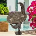 thumbnail image 3 of Whitehall Products Reloj De Sol Sol Y Luna Bronce Francés, 3 of 4