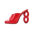 thumbnail image 3 of Ninety Union Cancun Double Link Heel Slide, Red, 11, 3 of 5