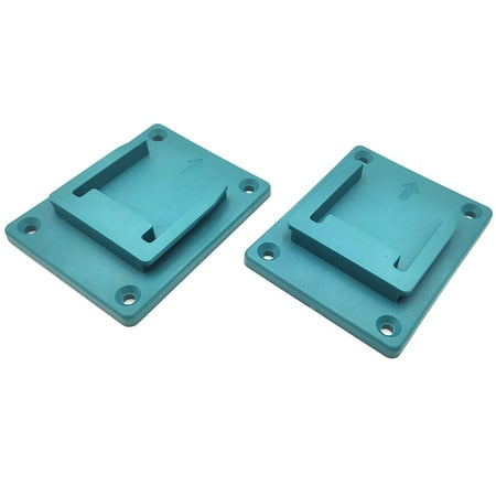 

Growment Machine Holder Wall Mount Storage Bracket Fixing Devices for Makita 18V Electric Tool Battery Tools-Blue