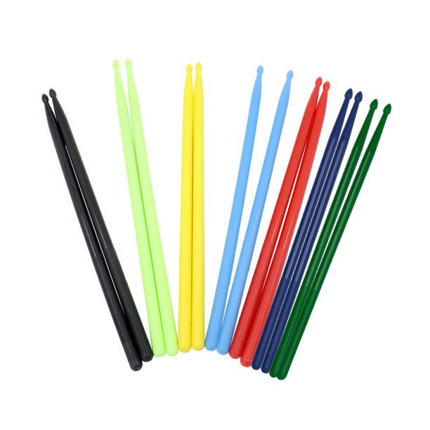 1 Pair Drums Sticks Anti Slip Portable Elastic Nylon Drumsticks For