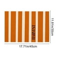 thumbnail image 3 of Mantel Individual Decorativo de Lino para Acción de Gracias | Naranja | 45 X 30 X 0,3 Cm | Absorbente de Aceite y Reutilizable | 1 Mantel Individual, 3 of 6
