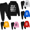Black, variant on Boys Sets Size 14-16 American Football Fans Sports Gift Sweatshirt Vintage Rugby Player Sports Retro Kids Boys Girls Tracksuit Rugby Pullover Hoodie Pants Set Jogging Athletic Blue, 4-5 Years