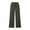 Army Green, variant on Women's Corduroy Wide Leg Pants, Drawstring Elastic Waist With Large Patch Pockets, Casual Loose Trousers For Fall & Winter Army Green 2XL