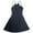 Blue - navy, variant on CITY STUDIO Womens Navy Spaghetti Strap V Neck Mini Evening Fit Flare Dress 15