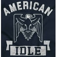 thumbnail image 2 of American Idle Bald Eagle Patriotic Unisex Plus Fleece Graphic Sweatshirt Brisco Brands 2X, 2 of 6
