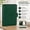 Dark Green, variant on A6 Notebook Binder Refillable 6 Ring Budget Planner Organizer PU Leather Cover with Magnetic Buckle Glitter Pink