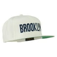 thumbnail image 5 of Brooklyn Embroidered Wool Snapback Cap - Natural OSFM, 5 of 5