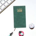 thumbnail image 3 of Daily Planner Notebook 2026 A6 Convenient Pocket-Sized Organizer With Pu Leather Cover Planner Calendar Notebook For Weekly, 3 of 3
