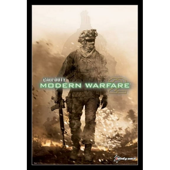 Rolled Poster Modern Warfare 2 Key Art 22” x 34” Framed Poster