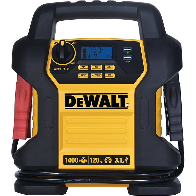 DEWALT DXAEJ14 Digital Portable Power Station Jump Starter, 1400