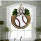 thumbnail image 5 of Fiudx Ofertas y liquidaciones Letrero decorativo de béisbol de bienvenida Letrero colgante para puerta Letrero de madera para decoración de pared de puerta, 5 of 7