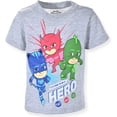 thumbnail image 2 of PJ Masks Boy's 4-Pack Graphic Tee Shirt with Short Sleeves, Blue/Green/Red/Grey, Size 5, 2 of 5