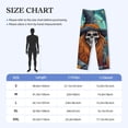 thumbnail image 4 of Sikiie Cartoon Pumpkin Skull Mens Pajama Pants Sleep & Lounge Pants, PJ Bottoms With elastic waistb and Pockets Medium, 4 of 6