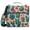 Cactus and Desert Flower, variant on 3 Ring Zipper Binder with Shoulder Strap Waterproof Trapper Keeper 2 Inch D-Ring 500 Sheets Capacity Capybara Animal and Plant