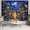 Blue Yellow-1, variant on Fantasy Bookshelf Tapestry Space Library Tapestries Wall Hanging Gothic Galaxy Castle Magic Book Large Tapestry for Bedroom Living Room Dorm Classroom 90 x 60 inch