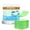 Green, variant on Multipurpose Floor Cleaning Sheets Concentrated Cleaner for Wood Tile Vinyl Floors Deep Cleaning No Streaks Safe Ingredients Easy Use Family Friendly Space Saving,Green