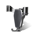 thumbnail image 1 of Soporte para teléfono por gravedad, soporte automático, montaje en el salpicadero delantero del coche, clip de ventilación, soporte de plástico, accesorio automotriz universal Inevent EL005033-00B, 1 of 7