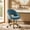 Blue, variant on Luxury Velvet Swivel Office Chair with Gold Base, Ergonomic Rolling Executive Desk Chair for Home Office, Vanity, Study Blue