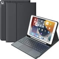 thumbnail image 1 of Funda con teclado CHESONA para iPad 9ª generación de 10,2 pulgadas con panel táctil, 1 of 7