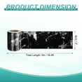 thumbnail image 2 of Uxcell Wood Grain Wallpaper Border 3" x 16.4ft Textured Frame Sticker, Black White, 2 of 7