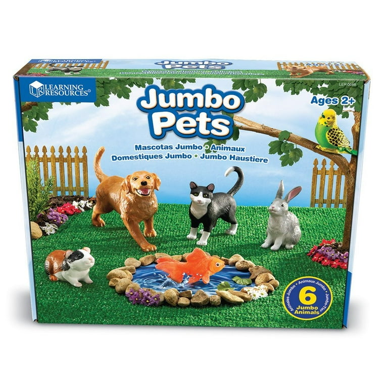 Learning Resources Jumbo Preschool Pets Piece Set, Ages 2+