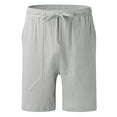 thumbnail image 4 of Sngxgn Men's Shorts with Pockets Gym Shorts(Grey,XXXL), 4 of 6
