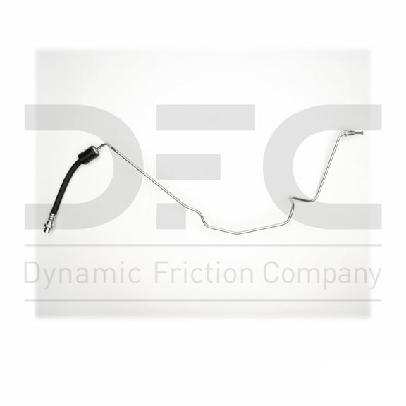 Rear Upper Right Dynamic Friction Company Brake Line Hose 350-27058 For 2011-2016 Volvo S60, 2015-2017 Volvo V60, 2017-2018 Volvo S60 Cross Country