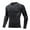 Black, variant on Prolriy Athletic Workout Shirts for Men Compression Shirt Men Long Sleeve Base Layer Athletic Undershirt Gear Workout T Shirt Mens Shirts Black L