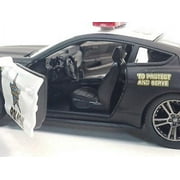 5 Kinsmart 2015 Ford Mustang GT Police Car 1:38 Diecast Model Toy Cop Car