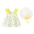 thumbnail image 2 of Économies d'Été! Robe d'Été pour Enfants, Robes Décontractées pour Filles en Liquidation, Mode Mignonne Sans Manches à Volants Imprimé Doux pour Bébés Filles, 2 of 5