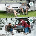 thumbnail image 5 of Slsy Oversized Heated Camping Chair, Heats Back & Seat with 3 Adjustable Levels, Portable Foldable Heavy-Duty Moon Chair for Lawn, Patio, Picnic, Camping & Outdoor Lounge, 5 of 6
